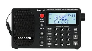 Qodosen DX286 radio unboxing [upl. by Eneleahcim]