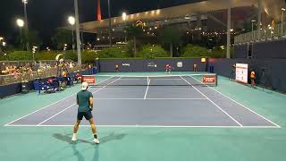 Virtanen vs Rodionov Miami Court Level View Highlights R1 Qualifying 4K 60fps 2024 [upl. by Scheer]