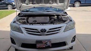 2013 Toyota Corolla Oil Change and Oil Life Reset [upl. by Ainod]