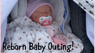 I Did It😃A Relaxing Reborn Baby Outing On A Chilly Day [upl. by Merchant995]