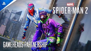 Marvel’s SpiderMan 2  Gameheads Partnership I PS5 Games [upl. by Airelav]