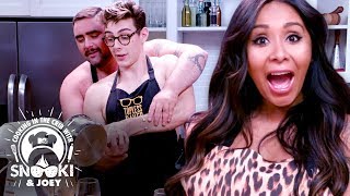 Bare Chested Baking Would You Eat This ft Topless Baker  Cooking in the Crib w Snooki amp Joey [upl. by Kalman266]