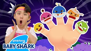 🧟‍♀️NEW NO Its the Zombie Shark Finger Family  Baby Shark Halloween  Baby Shark Official [upl. by Kumar]