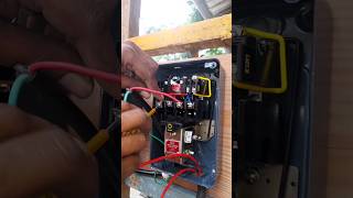 DOL Starter Single Phase Main connection 🔥 motor viralvideo connection shortsfeed [upl. by Luapnaej]