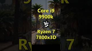 i9 9900k OC vs Ryzen 7 7800x3D Test in Games [upl. by Olinad561]