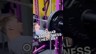 OPTIMAL CHEST DAY AT PLANET FITNESS fitness [upl. by Ynohtnakram38]