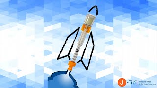 Needle Free Injection the JTip Animation Video [upl. by Dranyam]