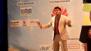 Humorous Toastmasters Speech Qatar 2014  First place  Addiction to Contradictions [upl. by Parsons565]