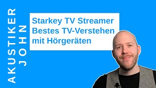 Review TV Streamer von Starkey  Bestes TV Verstehen mit Hörgeräten [upl. by Onnem]