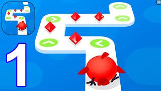 Tap Tap Dash  Gameplay Walkthrough Part 1  World 1 All Levels 124 Android iOS [upl. by Anafetse]