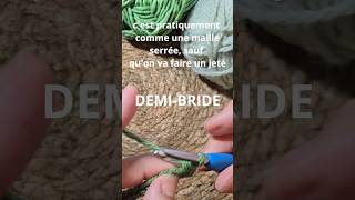 6TUTO CROCHET DROITIER  DemiBride dbhdc [upl. by Anole]