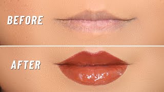 How To Makeup Your Lips Look Bigger WITHOUT Overlining [upl. by Germain312]