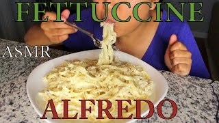 ASMR Fettuccine Alfredo Cooking and Eating SoundsMUKBANG [upl. by Llehcam197]