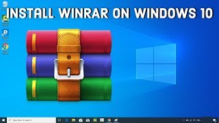 How to Install WinRAR on Windows 10 [upl. by Genia]