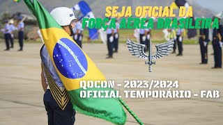 ⚡OFICIAL TEMPORÁRIO da Aeronáutica QOCON 20232024  EDITAL Comentado Atualizado [upl. by Natanoy324]