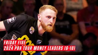 Friday Five  2024 PBA Tour Money Leaders 610 [upl. by Inalial212]