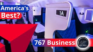 Flying Deltas NEW Boeing 767400ER from JFKLAX  Delta One Business Class Review [upl. by Assenev]