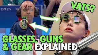 Why Olympic Shooters Wear Funny Glasses 10m Air Pistol Gear Explained [upl. by Chouest]