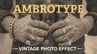 Ambrotype Vintage Photo Effect Photoshop Action [upl. by Analart]