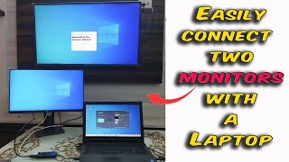 How to easily connect 2 Monitors with a Laptop [upl. by Adamsen]