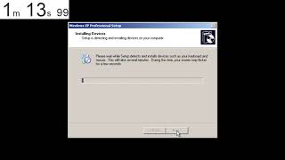 AManWares XP Lite Installed in 2m 34s 66ss WR [upl. by Anor310]