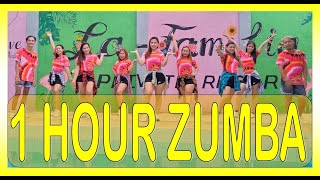 1 HOUR RETRO DANCE WORKOUT  80s and 90s Hits  Dance Fitness  ZUMBA [upl. by Naujed]