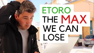 eToro  Whats The Most We Can Lose  Negative Balance Protection [upl. by Akeenat]