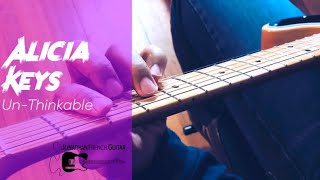 Alicia Keys  UnThinkable  Guitar Tutorial [upl. by Letti65]