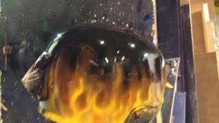 Airbrushing True Fire with Water Based Paints [upl. by Rosaline811]