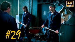 Scofield and his team start to dig a hole to escape the prison Prison Break s01 pt29 2160p 4K [upl. by Ashli633]