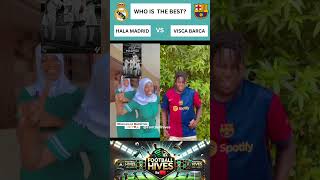 VISCA BARÇA Vs HALA MADRID  Clip 50 shorts dance music halamadrid viscabarça laliga [upl. by Eltotsira720]