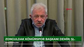 Zonguldak Kömürspor Başkanı Demir Şike var mı yok mu bir an önce karar versinler [upl. by Enoved]