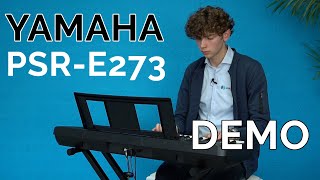 Yamaha PSRE273 Keyboard Demo  JohdeHeer [upl. by Adehsar]