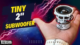 You Wont Believe the Bass from this Micro Sized Subwoofer [upl. by Guidotti]