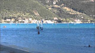 Lefkada 2011  Vasiliki surfing [upl. by Moyra431]