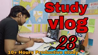 Productive Study Vlog📚 studying for UPSC 2024 Prelims Waking up at 4am for study  Amit Aarav [upl. by Thorlay236]