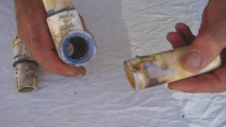 How to Join PVC Pipe with PVC solvent [upl. by Zeta]