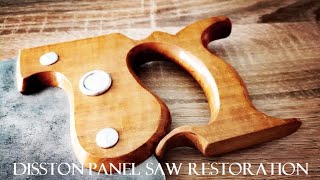 009 Disston panel saw restoration or rebuild Woodworking [upl. by Elum]