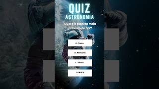 Quiz sobre o sistema solar e o universo 4 quiz universo astronomia quizdeconhecimentosgerais [upl. by Lorolla344]