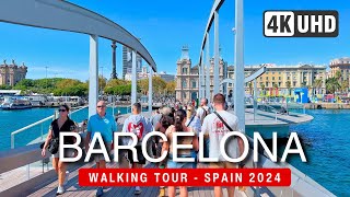 BARCELONA Walking Tour 2024 🇪🇸 Vibrant Streets Walk ▶120 min [upl. by Okiek877]