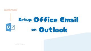 How to setup office email on outlook  use domain email from microsoft outlook [upl. by Gnahc]