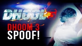 DHOOM 3 PARODY AAMIR KHAN  OFFICIAL PARODY SHOT [upl. by Notsirk]