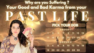 Pick your Date of Birth to know your PAST LIFE KARMAGood amp Bad Why are you Suffering  Tarot Hindi [upl. by Yennaiv]