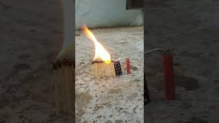 experiment fireworks testingcracker crakerstesting viral short [upl. by Leaffar]