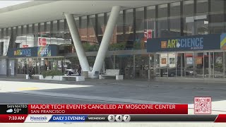 Major tech events canceled at SFs Moscone Center [upl. by Nixie225]