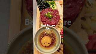 육회 Beef Tartare 육회 BeefTartare 우주화로구이 [upl. by Carolyne]