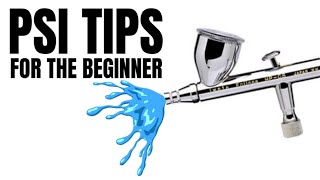 Airbrushing for the beginner getting the right PSI settings [upl. by Katherin]