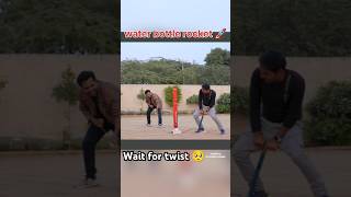 Water bottle rocket launch 😲 physics wala vs Mr hacker 💪mrexperimenthacker shorts [upl. by Melton86]