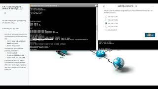 TestOut 5611  Configure Switch IP Settings CLI [upl. by Viradis]