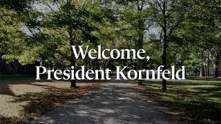 Kenyon Welcome President Kornfeld [upl. by Eldorado]